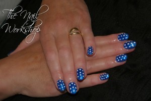 Gelish Ocean Wave and Dots 