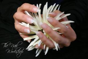 Silk Wrap Natural Nails wedding